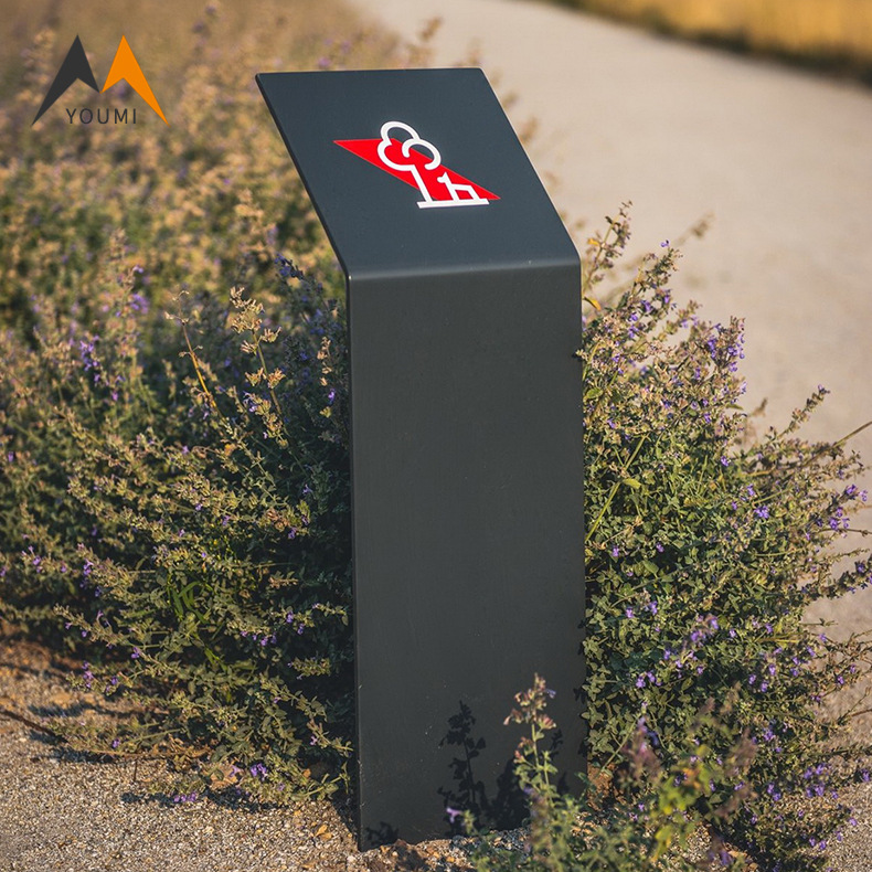 批发户外导视牌精神堡垒大型导向牌指示牌立牌停车场广告牌印logo