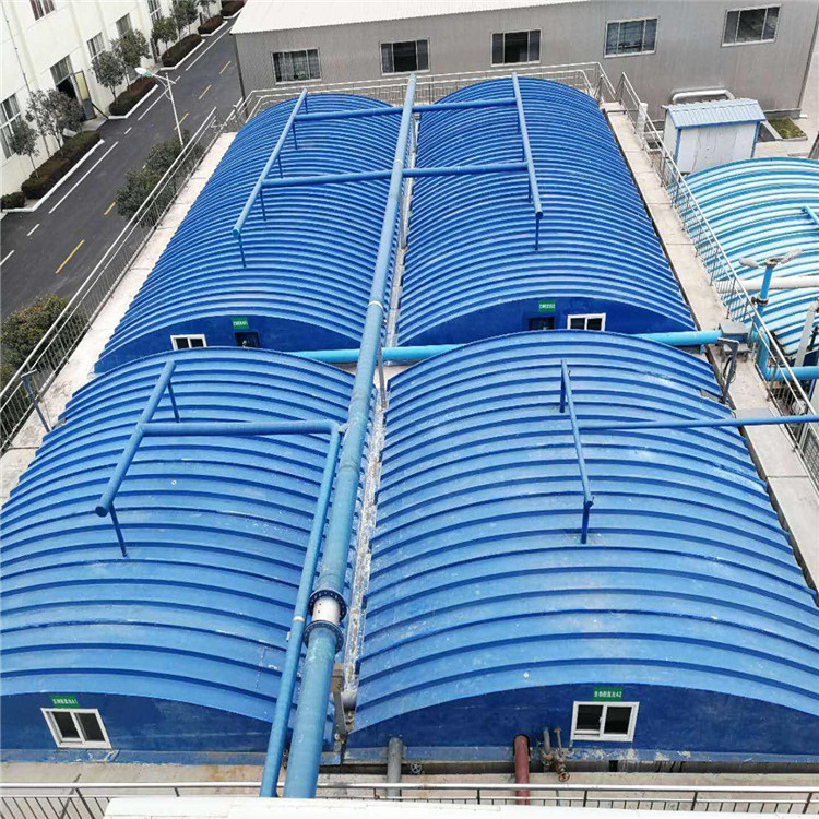 厂家加工定做玻璃钢拱形盖板 污水池罩板 储泥池拱形弧形盖板