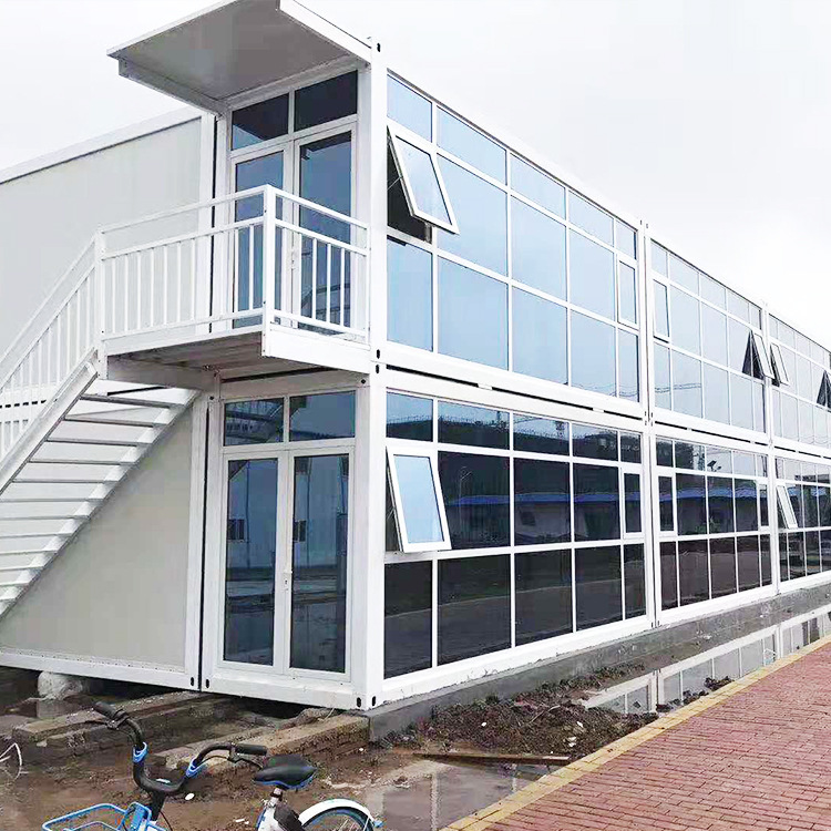 活动房房屋快拼箱岩棉活动板房简易移动房防火住人集装箱临时办公