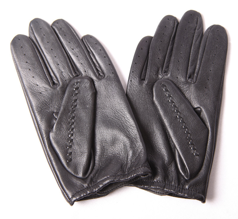 warmen秋季新款机车驾驶单皮手套男士真皮进口羊皮手套m063