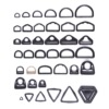 Hot Outlet Luggage accessories Solid flower D-buckle Adjustment buckle Second and third gear buckle Half circle triangle buckle Hot Outlet Luggage accessories Solid flower D-buckle Adjustment buckle Second and third gear buckle Half circle triangle buckle