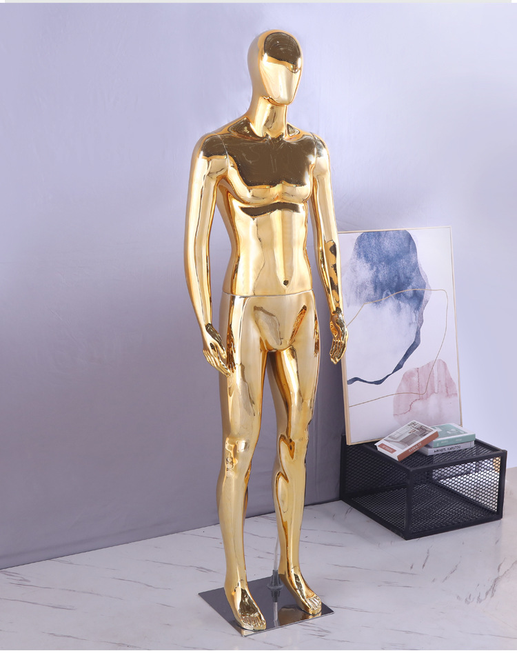 全身模型道具男模人体特婚纱设计服装店全实体半假真人台模型