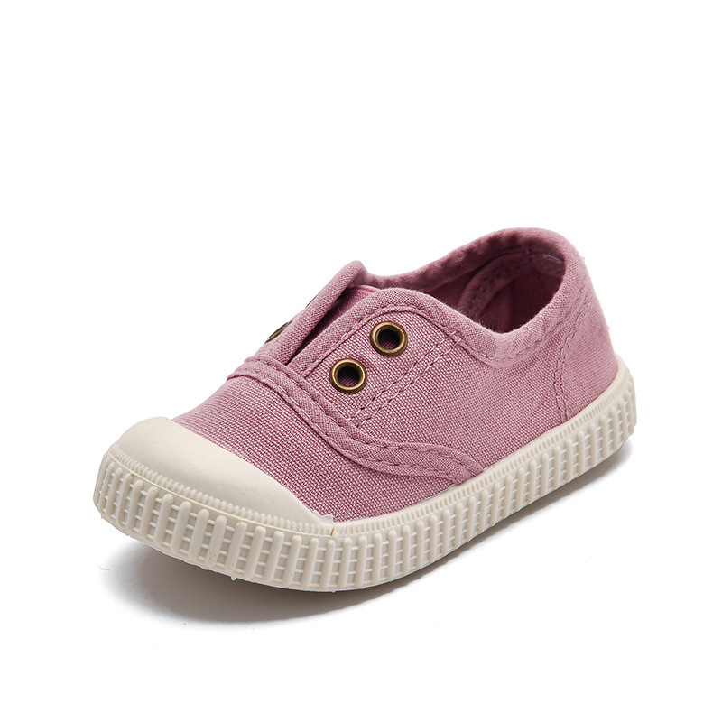 New Color Spring Korean Children's Shoes Soft Bottom Children's Canvas Shoes Kindergarten Baby Cloth Shoes Washed Kids' Canvas Shoes