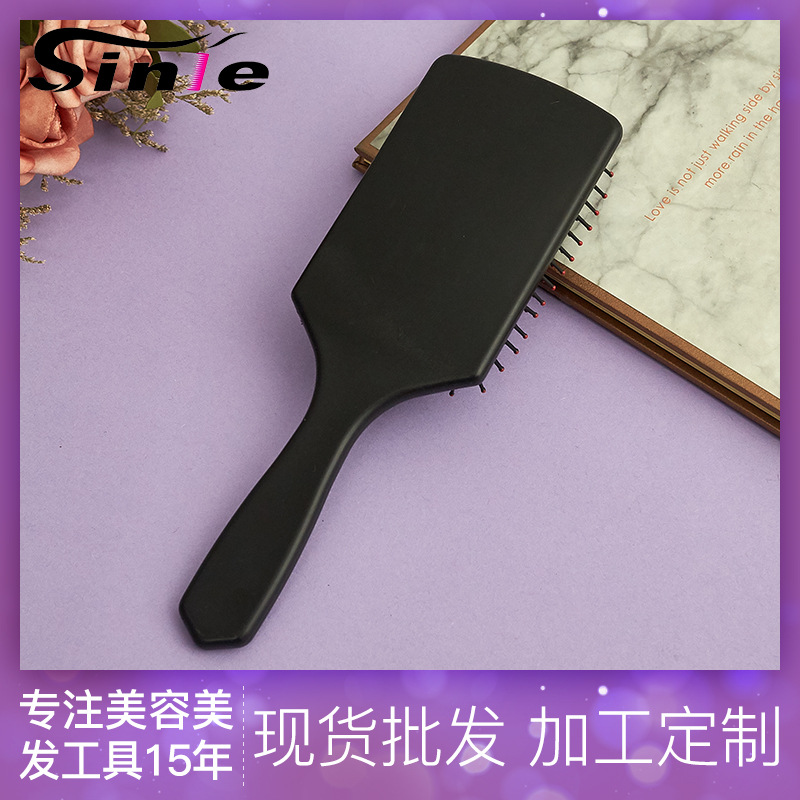 Black Red Dot Large Board Air Cushion Comb Female Shape Airbag Comb Shunfa Hairdressing Comb Head Scalp Massage Comb Wholesale