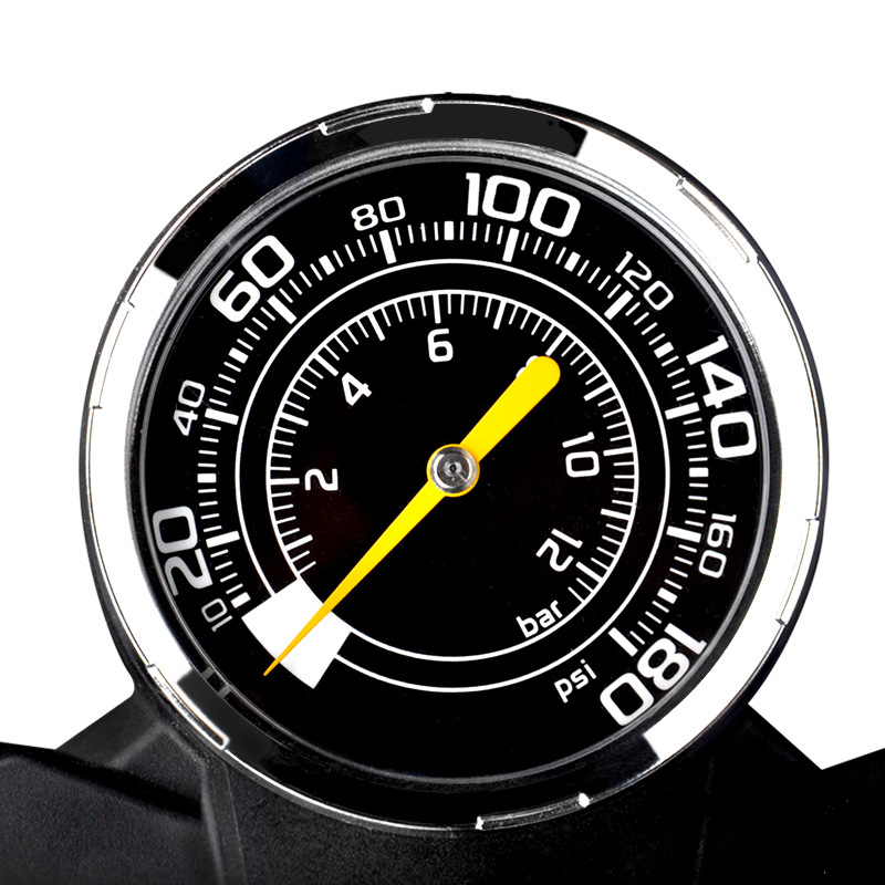 easydo自行车打气筒高压气压表电动车汽车聪明嘴美法嘴球类打气筒