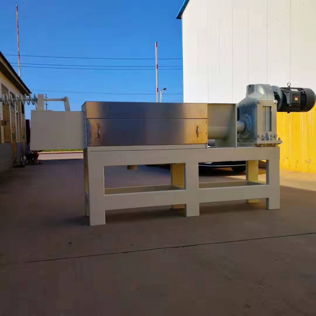 餐厨垃圾螺旋挤压脱水机 菜市场水果蔬菜压榨机 尾菜处理机