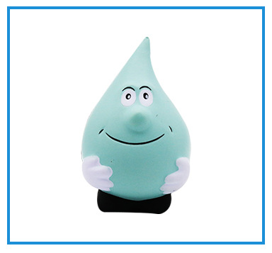 专业生产 加工定制pu发泡水滴人 慢回弹超柔软减压 新型玩具