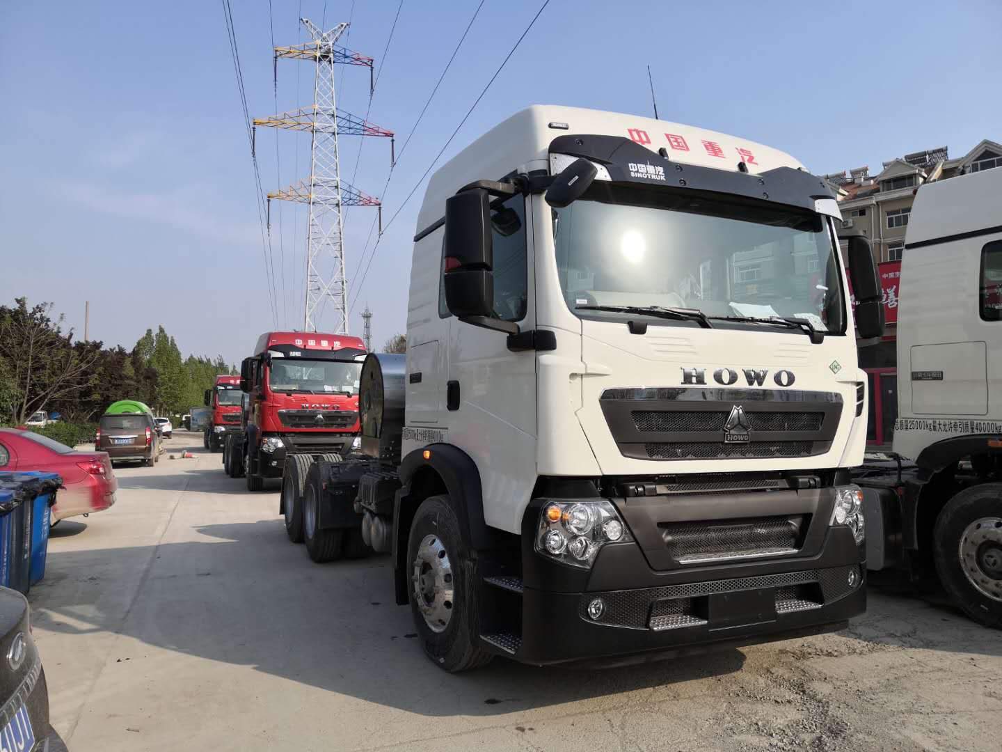 中国重汽lng豪沃tx 440马力曼技术发动机库存牵引车