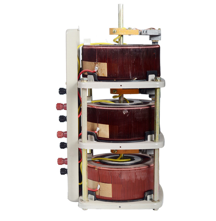 德西调压器380v单相可调0-430v碳刷变压器接触式交流调压器0-500v