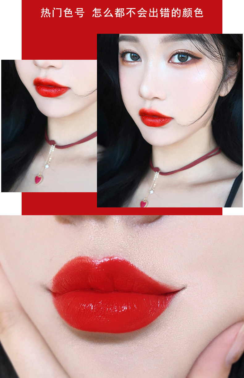 kisskylie浪漫心钻魅惑口红闪钻持久滋润不掉色唇膏网红直播kl824