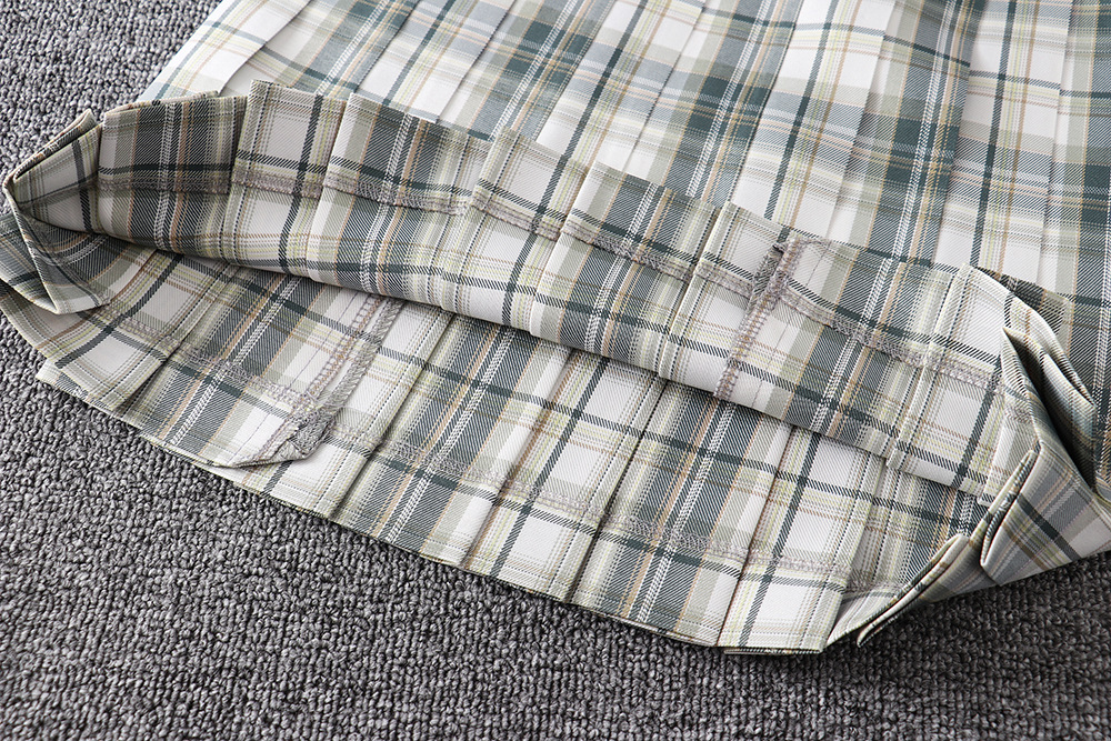 制服百褶裙 正统jk制服裙学生高腰格子青箬日系百褶裙百折裙-阿里巴巴