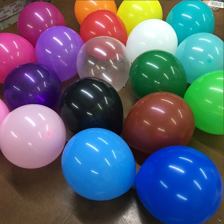 Wholesale 10-Inch Matt round 2.2G Rubber Balloons Color Opening Wedding Room Shop Decoration Matte Solid Color Balloon