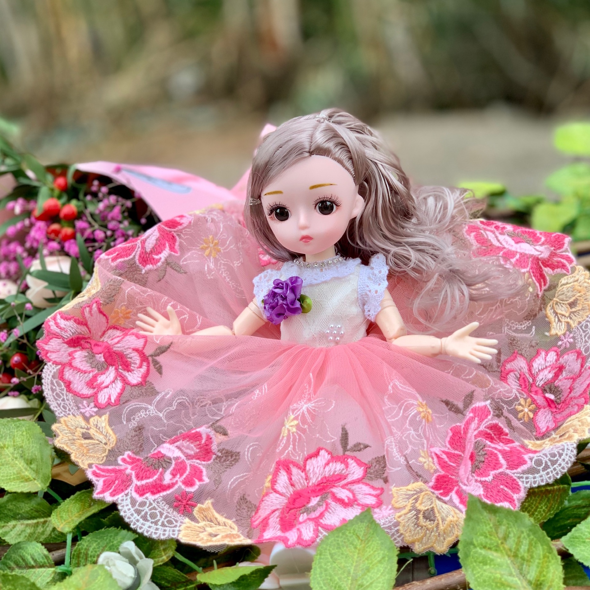 大号婚纱娃娃小女孩玩具12寸娃娃衣服