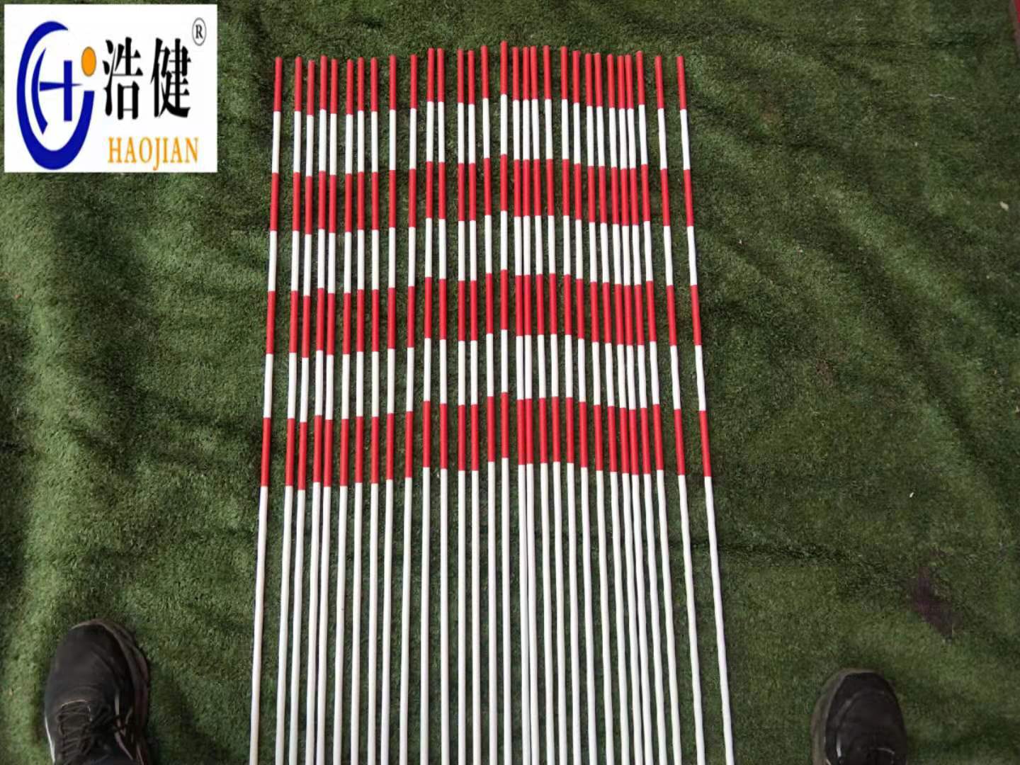 厂家供应排球标志杆比赛排球标志杆实心玻璃钢纤维标志杆球类绕杆