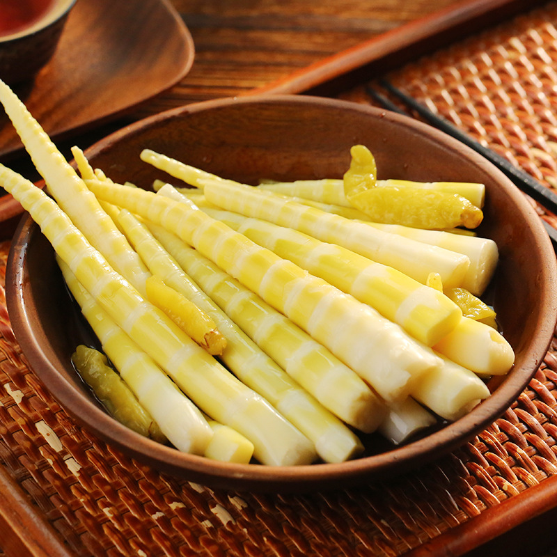 山椒味罗汉笋零食云南品世笋尖泡椒罗汉笋竹笋散称休闲食品下饭菜