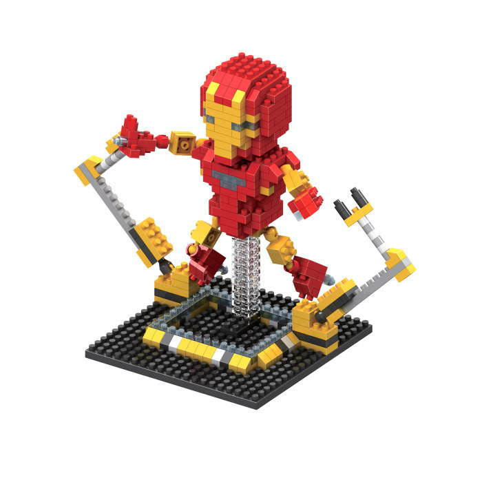 伟力yz现货批发微小颗粒拼装积木玩具071复活节城堡系列批发