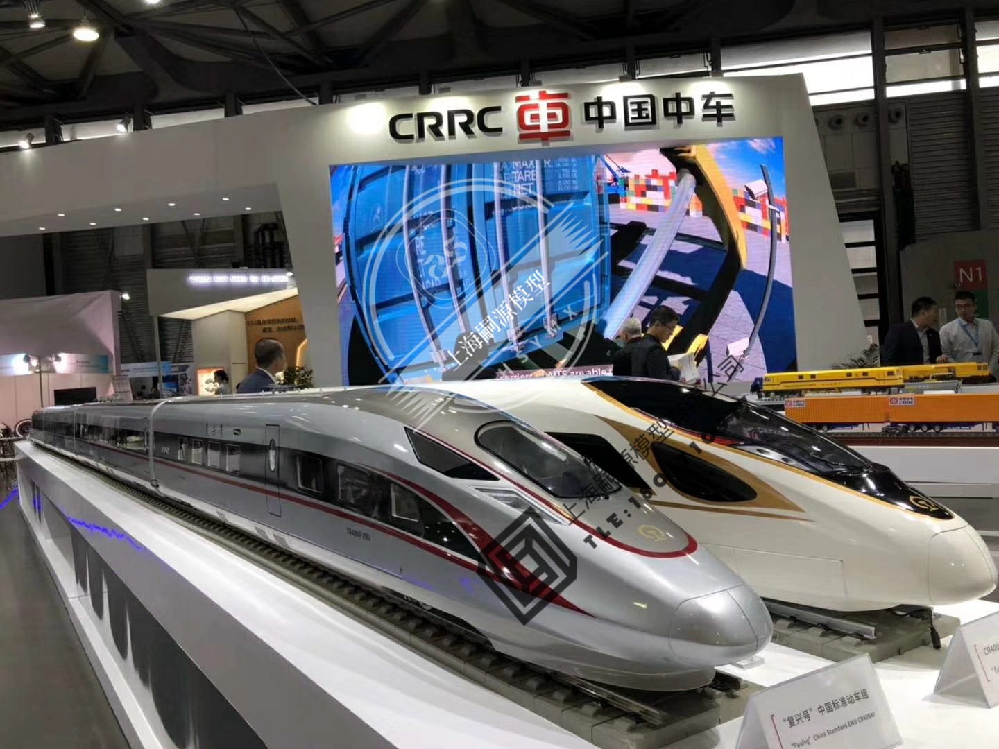 大比例仿真模型 1:20动车模型 和谐号复兴号模型 展览展示模型