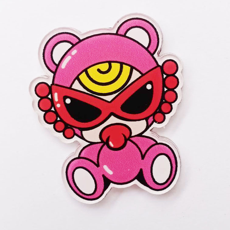 新款日韩流行黑超奶嘴配饰diy饰品服装鞋子配件亚克力材质时尚