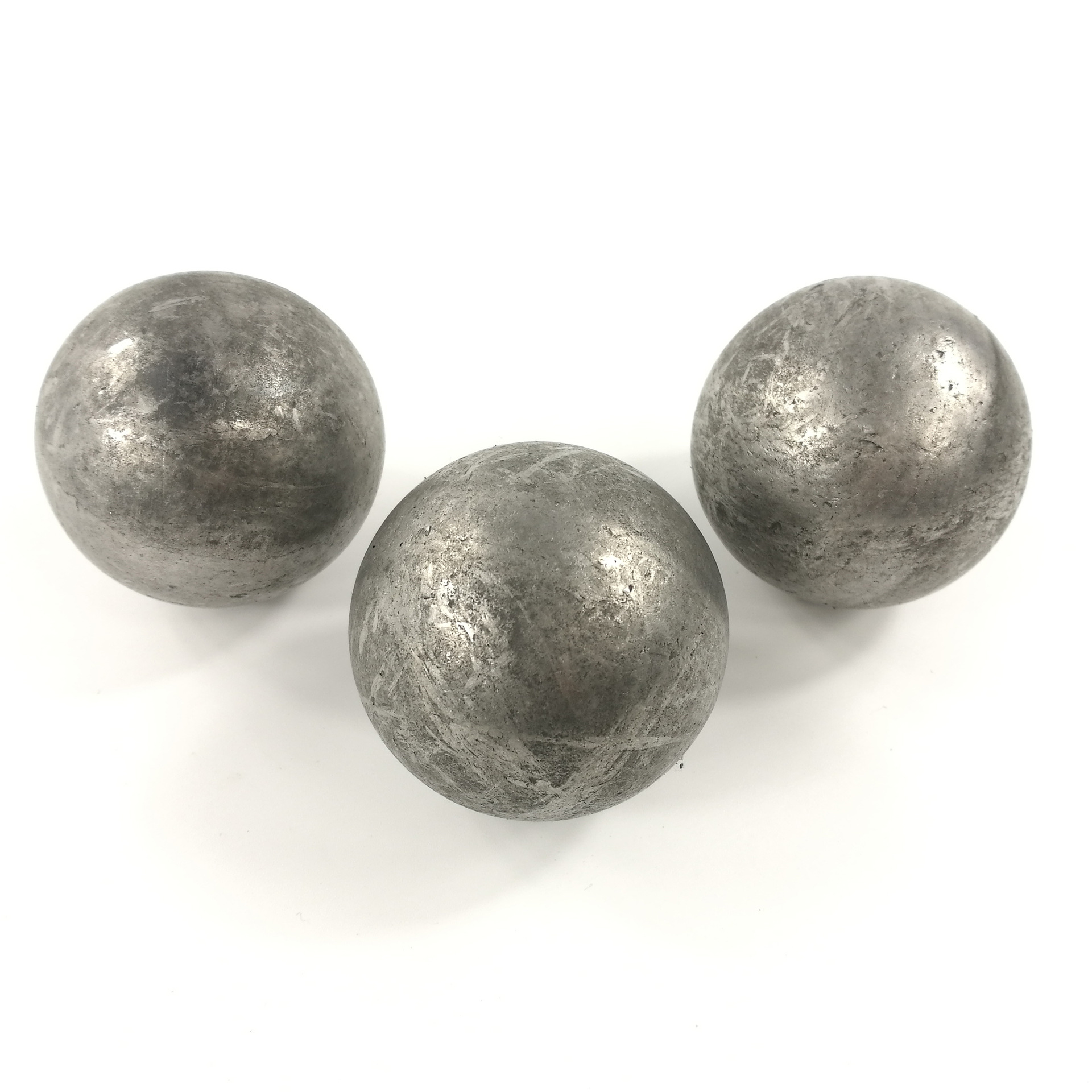 空心铁球70758090mm冲压圆球铁艺配件焊接球装饰护栏球可抛光打孔