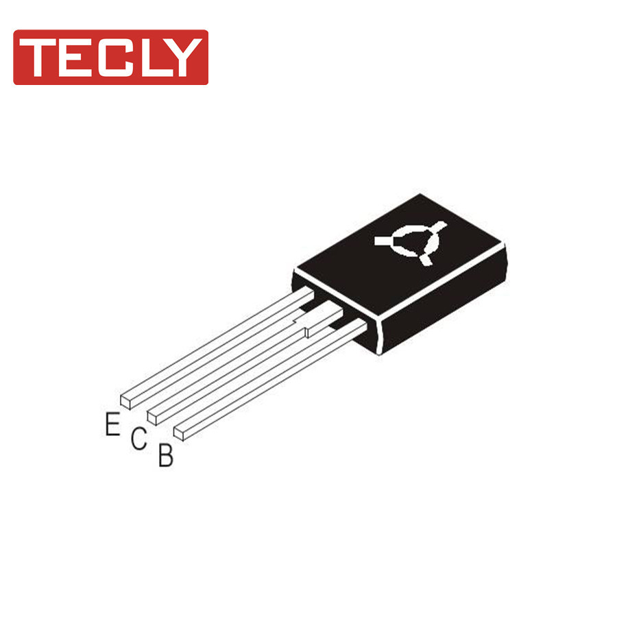 bd439封装to-126丝印bd439直插三极管npn功率晶体管