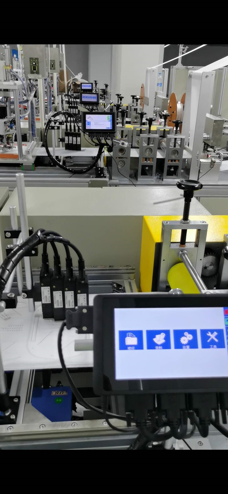 kn95口罩喷码机平面口罩印刷机打码机性能稳定苏州售各种型号墨盒