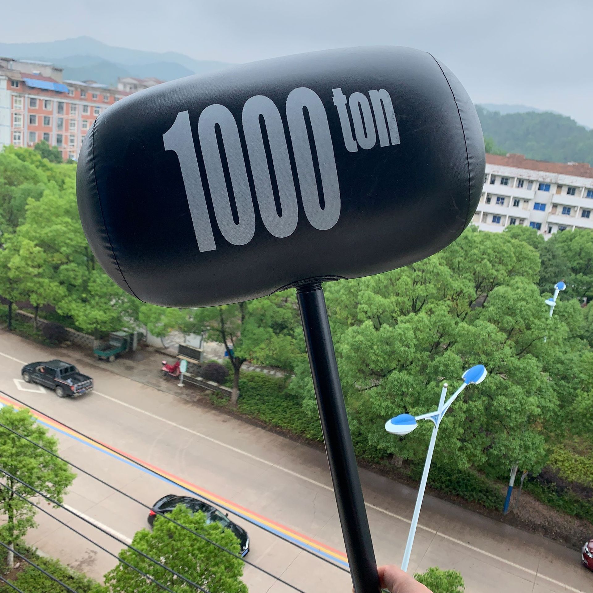 充气玩具锤子 充气大千吨锤1000锤子 充气1000吨锤子 大号千吨锤