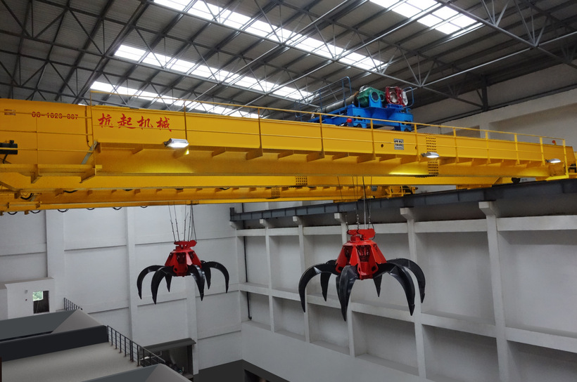 专业浙起牌垃圾吊灰渣吊高端垃圾抓斗起重机进口起重机