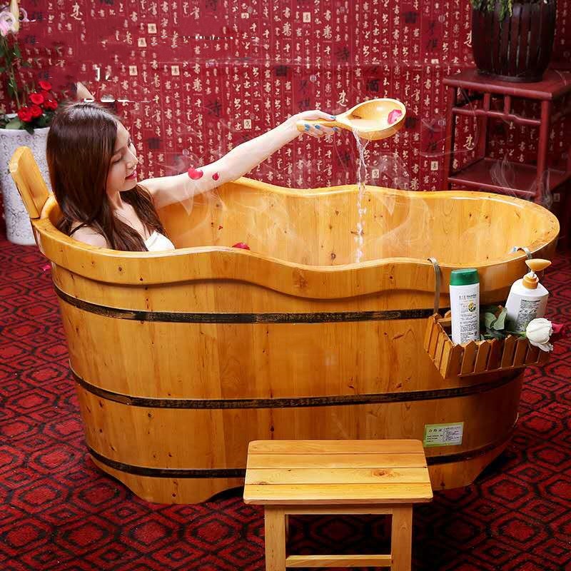 厂家直销木桶浴桶成人泡澡桶洗澡桶沐浴桶浴盆洗浴桶单人