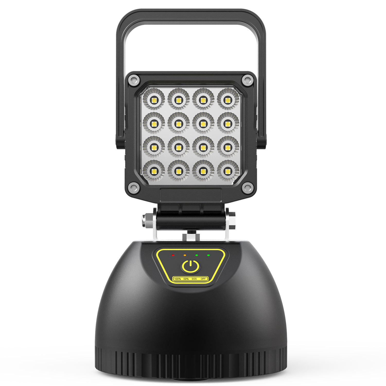 sos爆闪led手提工作灯带usb充放电应急投光灯led搜索灯户外探照灯