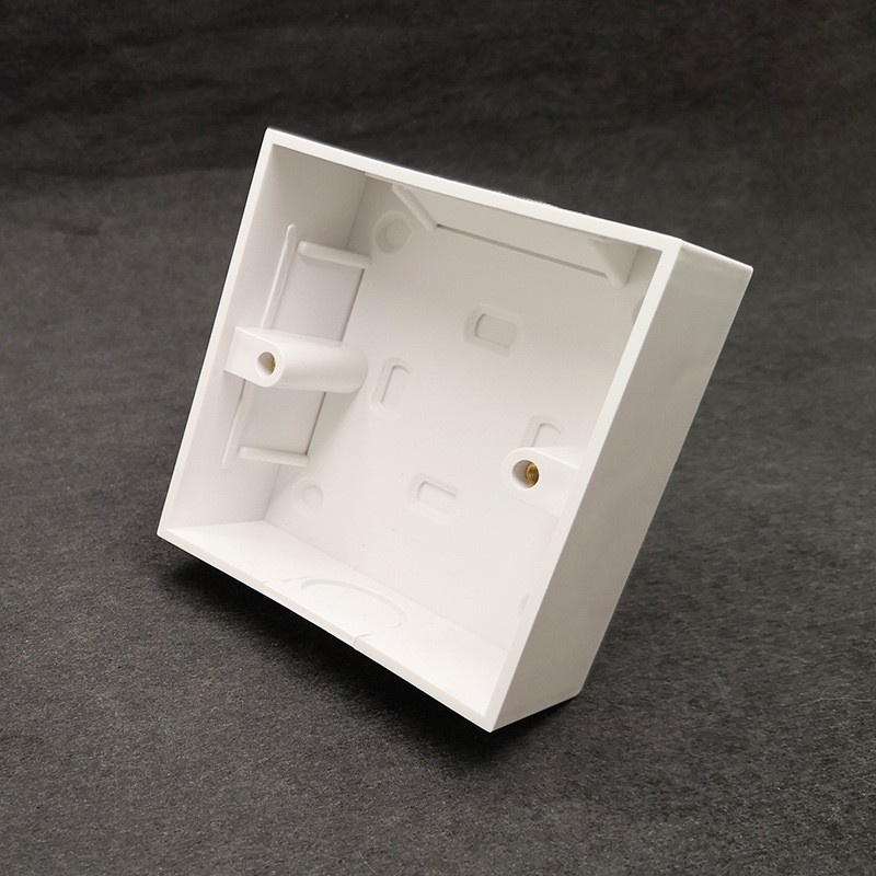 86型明装接线底盒工程塑料开关盒智能家装通用线路插座35高