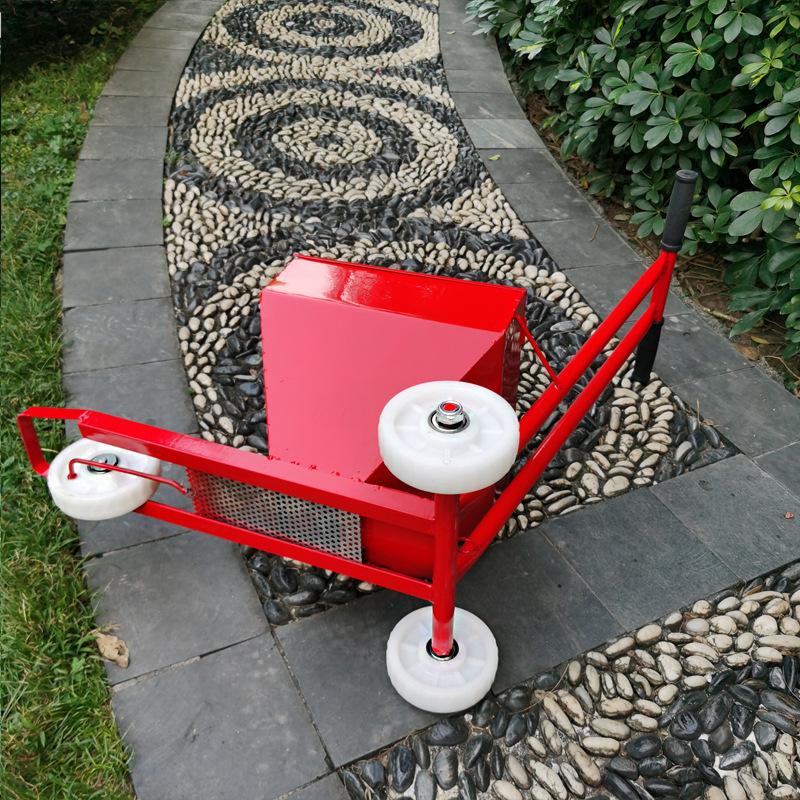 道路划线车石灰粉工地施工撒灰器撒灰线工具地面画线车国标工地