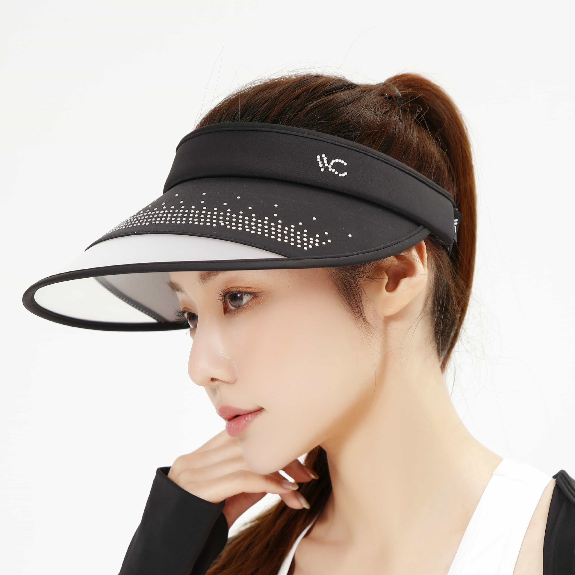 韩国vvc防晒帽女新款防紫外线夏季太阳帽户外时尚星夜女神遮阳帽