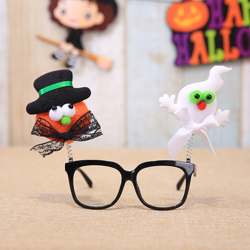 Halloween Glasses Masquerade Party Decoration Supplies Props Pumpkin Bat Ghost Photo Props Toys