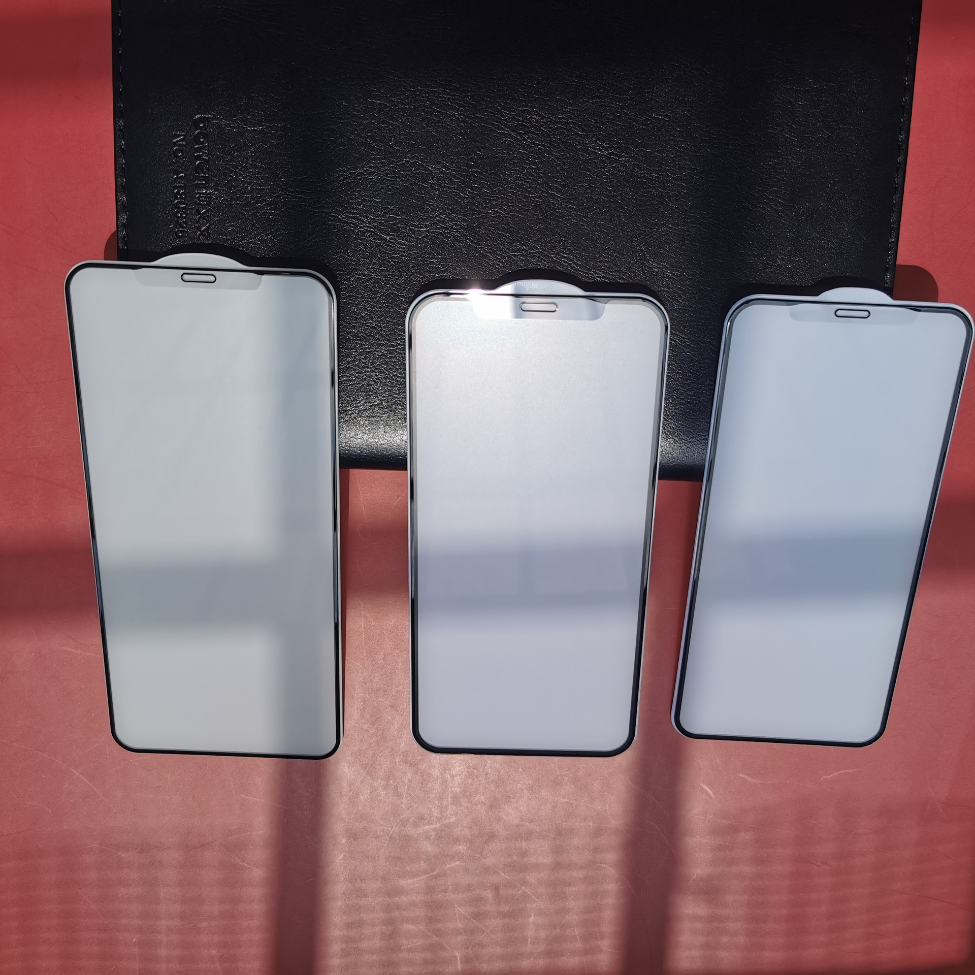 适用iphone 11pro max丝印磨砂钢化膜iphone11pro雾面磨砂钢化膜