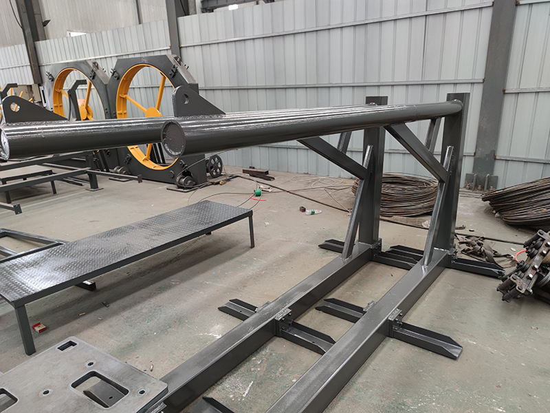厂家现货卧式钢筋放线架弯箍机调直机用放钢筋盘架子可定制