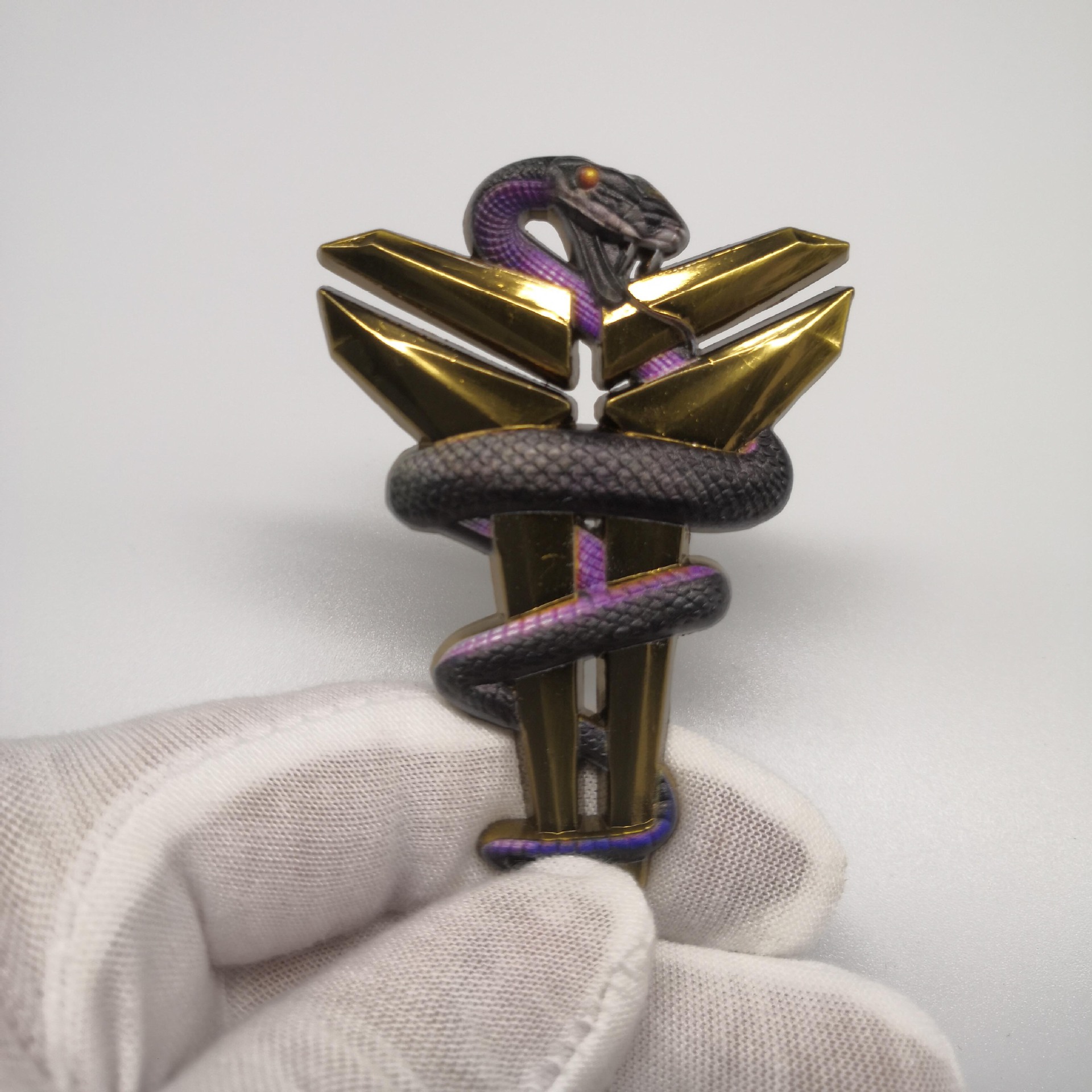 纪念币定制 科比系列外贸金属纪念章 黑曼巴精神标志徽章勋章