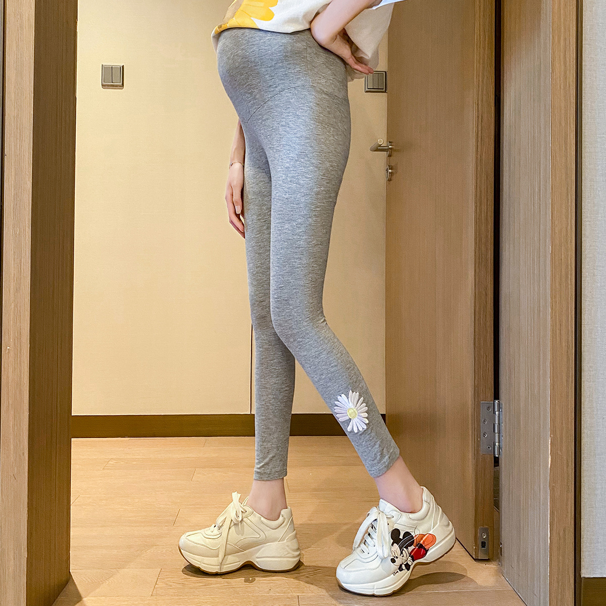 小花朵紧身裤图片