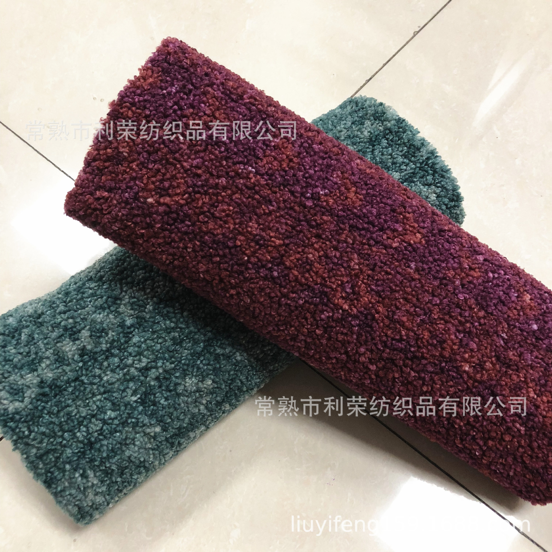 常熟利荣 6毛精细泰迪圣诞雪花系列 秋冬服装家纺面料绒布