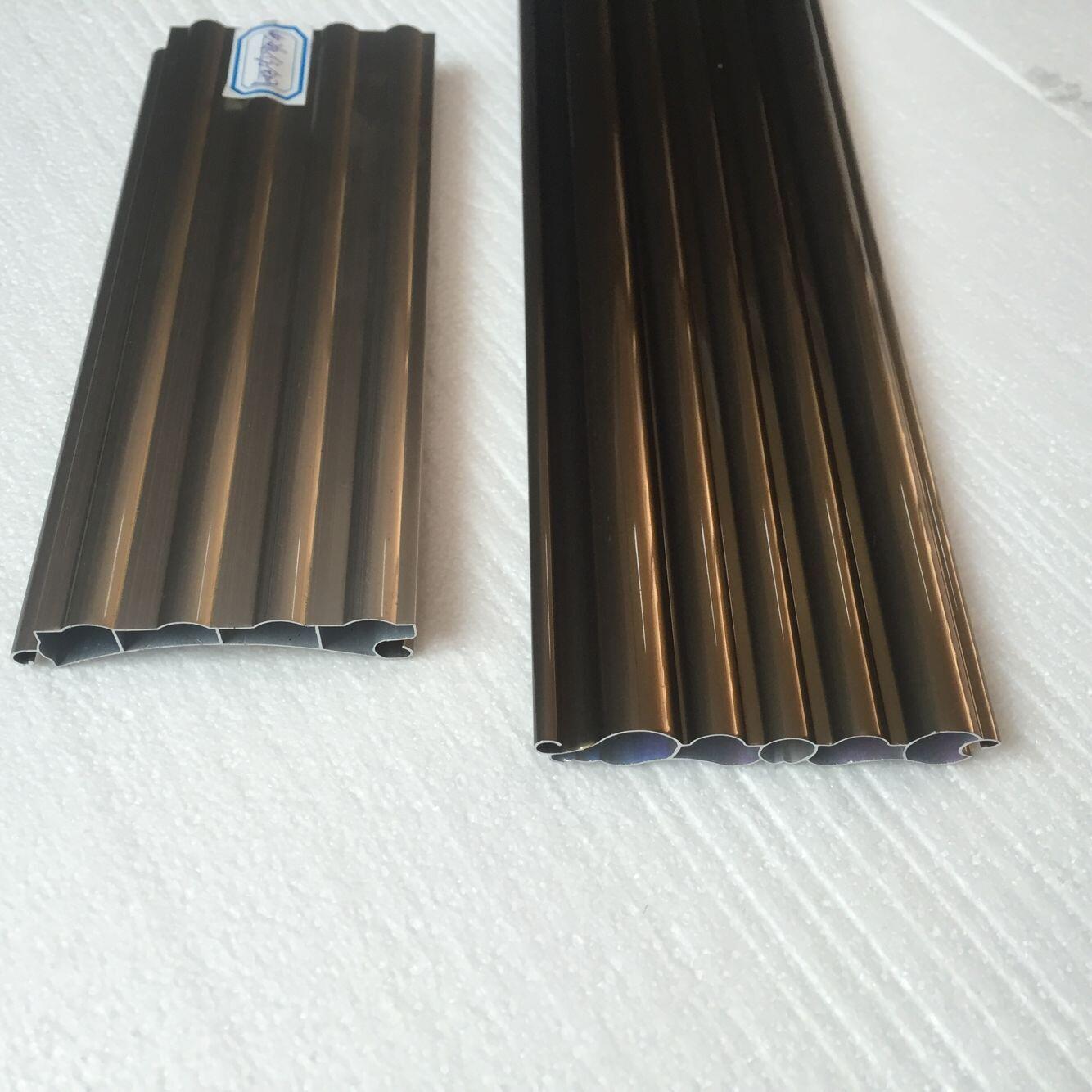 5厚卷闸门电泳香槟铝合金铝型材
