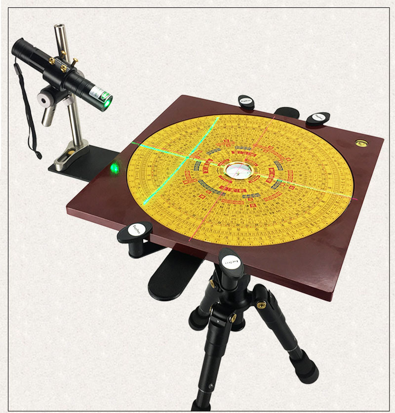 小号激光罗盘支架三脚架无磁红外线十字线随身定位仪