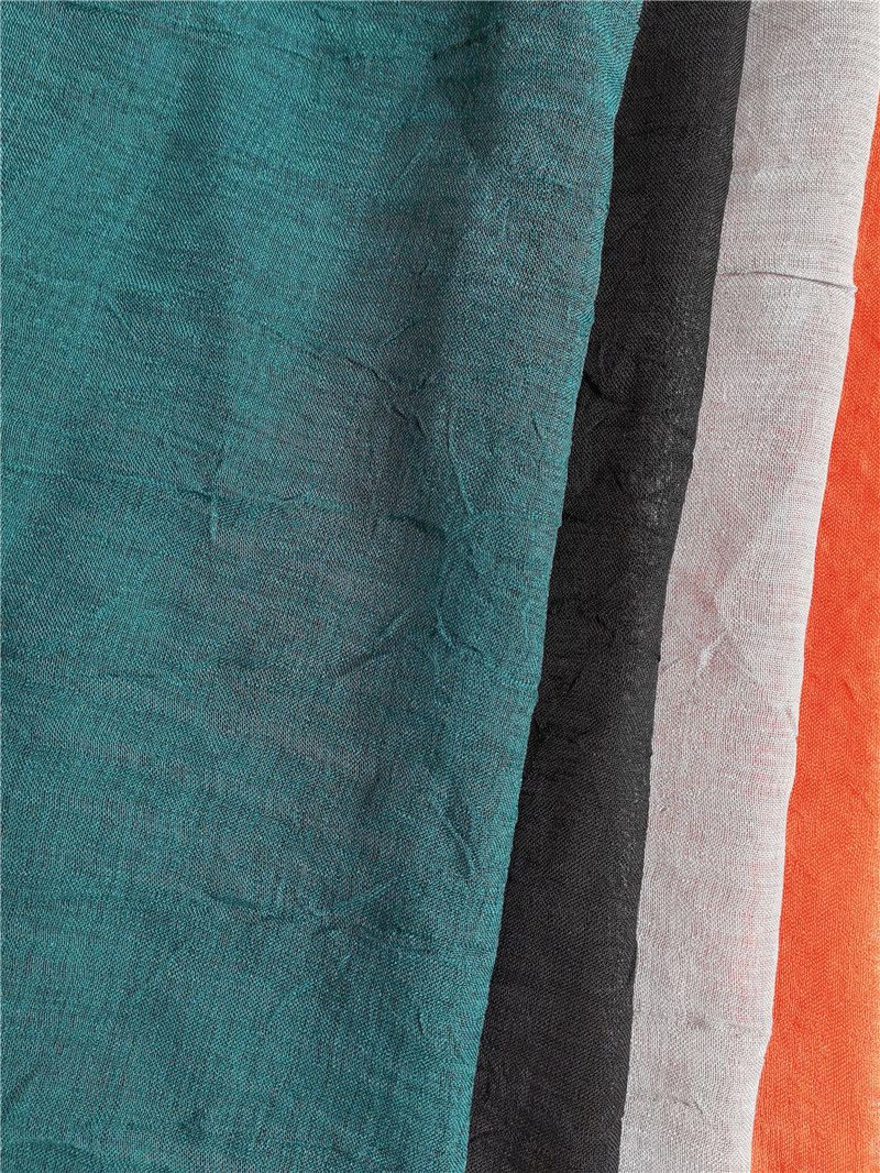 网纱压花 半透明薄纱手抓花布料 春夏休闲上衣时装连衣裙面料a350