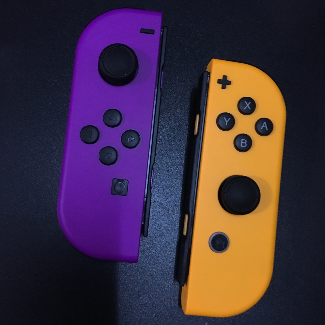 任天堂 原装nintendo switch ns左右双手柄 joy-con 紫橙一对裸装