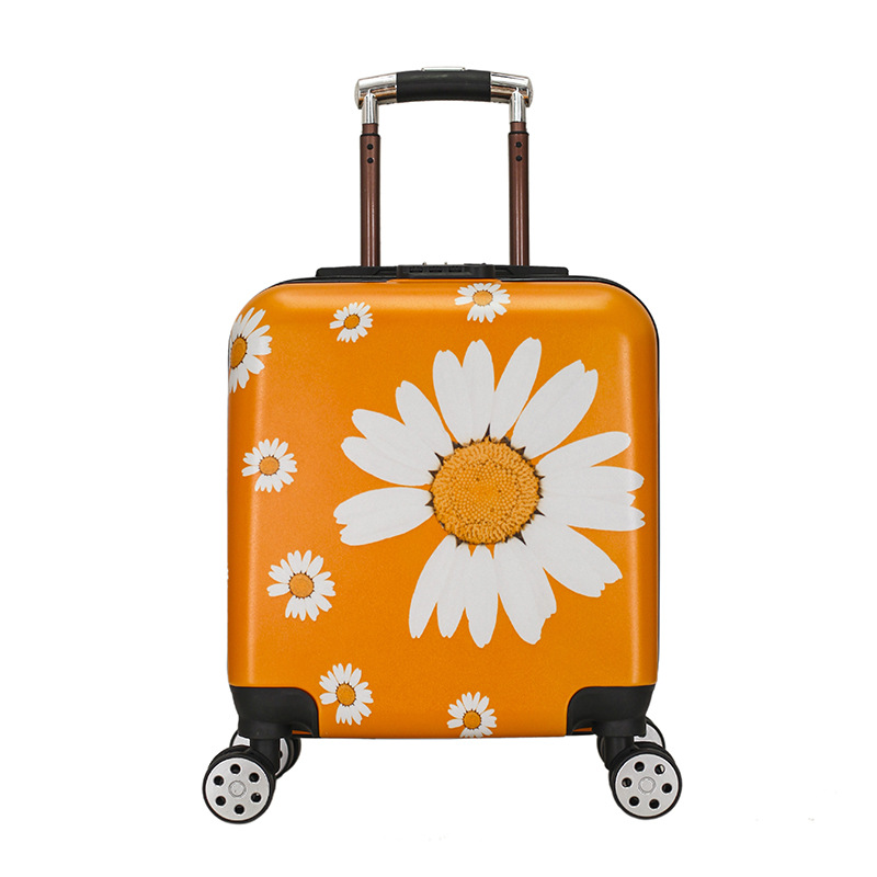 创意儿童拉杆箱2020新款小清新花朵印花登机箱礼品可定logo学生箱