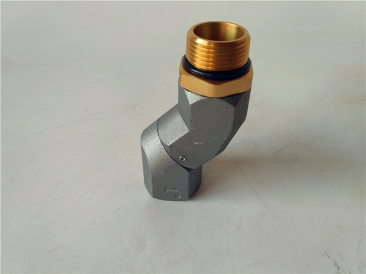 1寸锌合金万向节加油枪360度万向旋转接头油管万向接加油机配件