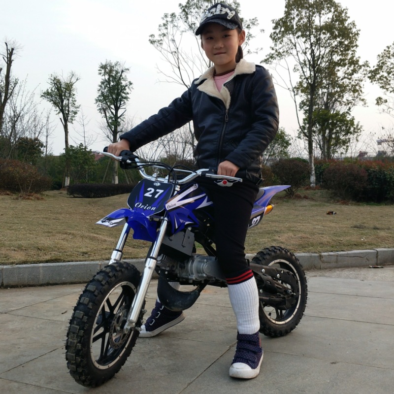 儿童小高赛两冲四冲49cc小越野摩托车阿波罗山地赛车小摩托沙滩