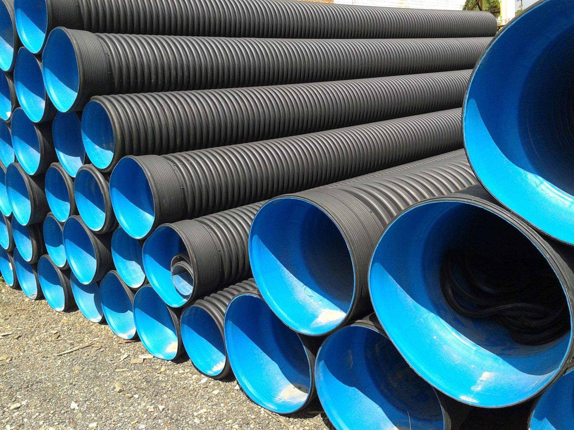 hdpe双壁波纹管排污管道市政排污建筑物室外排水等工程-阿里巴巴