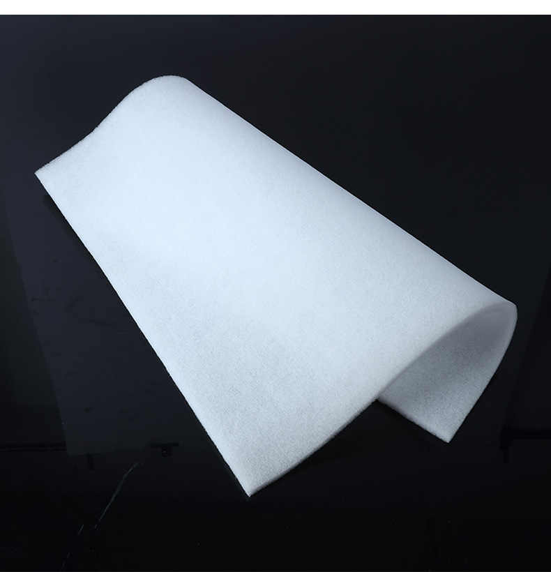 定制3d高回弹吸音棉 英标防火低voc低气味过滤棉 纤维硬质棉
