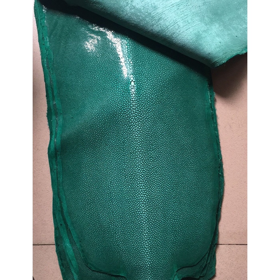 珍珠鱼皮料泰国进口魔鬼鱼皮料箱包鞋靴diy手工皮料