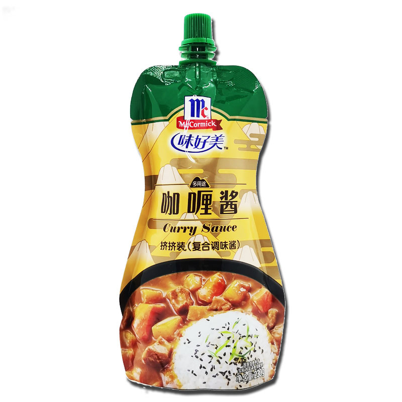 味好美bbq烧烤酱230g*12包 挤挤装 烤前腌制烤中刷酱餐桌沾酱