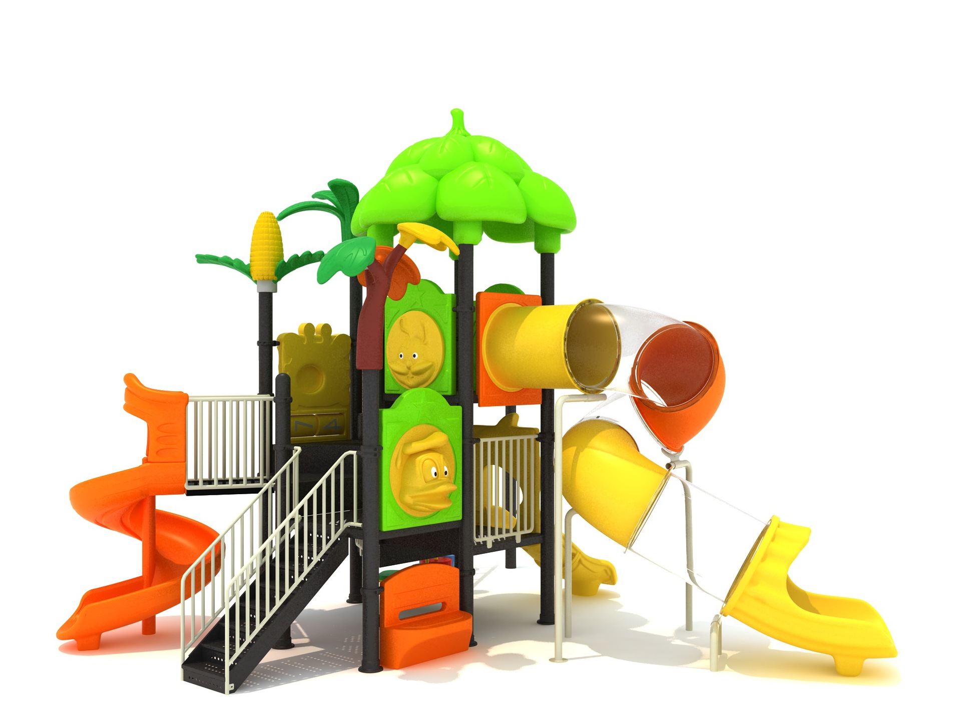 蒸蒸日上游乐大型户外小博士滑梯组合系列114管